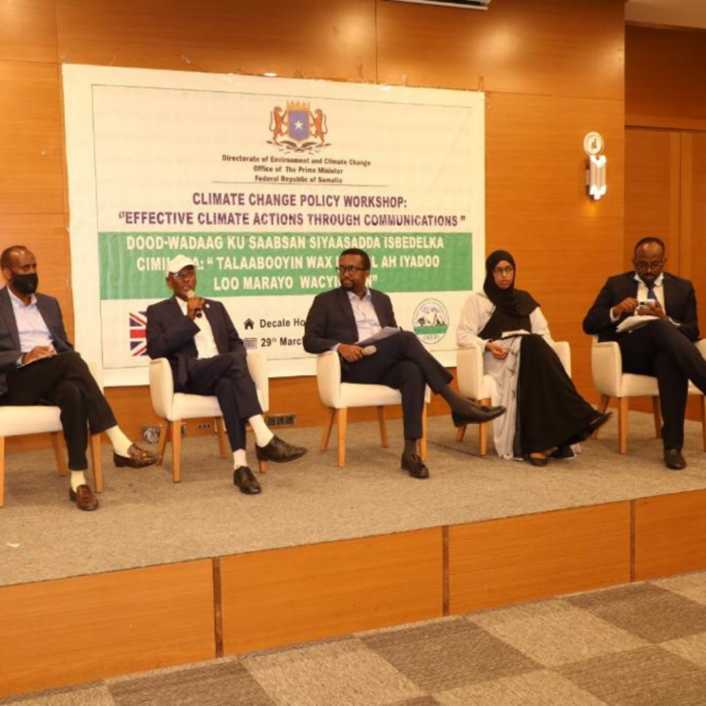 Somalia’s Climate Change Policy Forum Held In Mogadishu￼