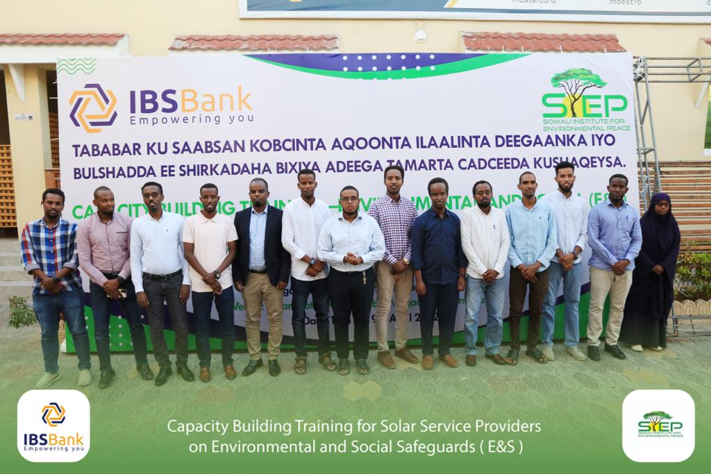 Capacity building training –environmental and social (E&S) safeguards on solar service providers (SSPs) under the Somalia off-grid solar grant facility